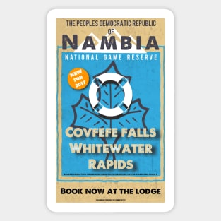 Covfefe Falls - Nambian Game Reserve Sticker